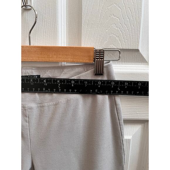 Eileen Fisher Gray Crepe Slim Pull On Crop Pant Petite PP Lagenlook Minimalist - Picture 7 of 11